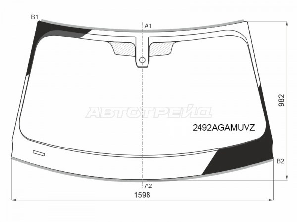 Стекло лобовое (Датчик дождя / Проекция / Молдинг) BMW X5 18-  / X7 18-