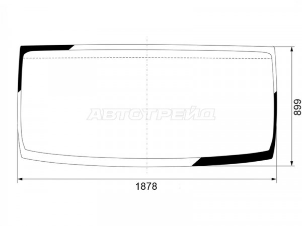 Стекло лобовое DAEWOO AVIA 00-06