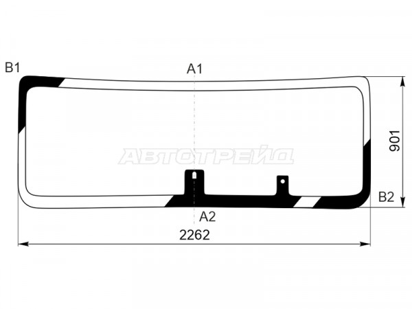 Стекло лобовое (Камера / Датчик дождя) FAW J7 22-