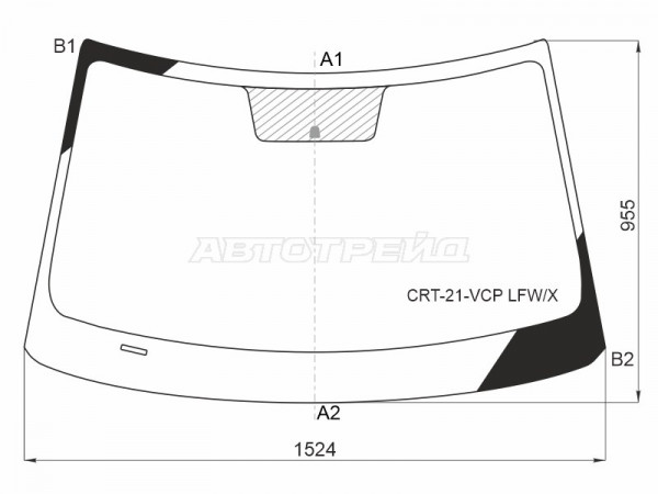 Стекло лобовое Hyundai Creta 20-22  / Creta Grand 21-