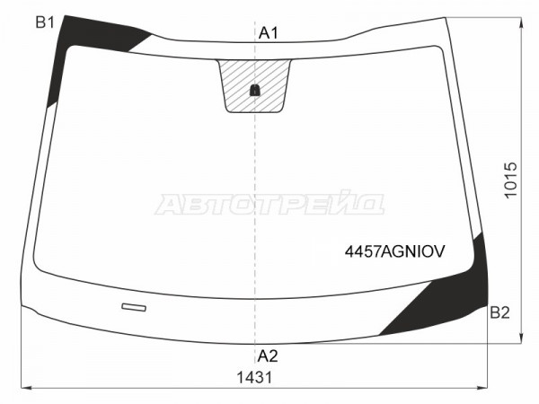 Стекло лобовое Kia Ceed 18-