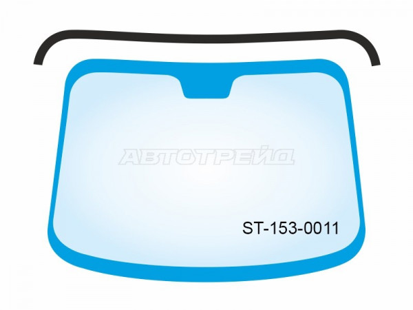 Молдинг лобового стекла (Сверху) Toyota Land Cruiser Prado (J150) 09-24  / Lexus GX 09-19