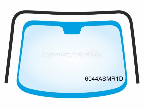 Молдинг лобового стекла (П-образный / Панорманая крыша) Nissan Qashqai 06-13  / Dualis 07-14