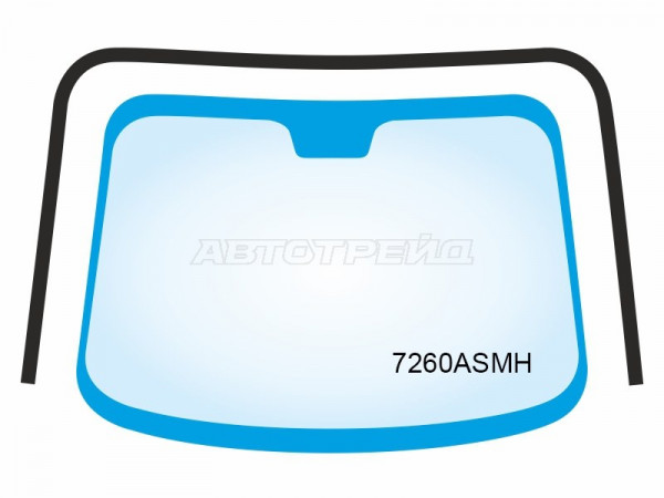 Молдинг лобового стекла (П-образный) Renault Megane 02-09