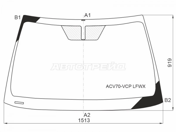 Стекло лобовое Toyota Camry Europe /Russia (XV70) 17-22  / Camry UAE /USA 17-24