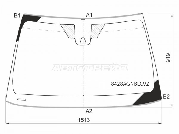 Стекло лобовое (Камера / Молдинг) Toyota Camry Europe /Russia (XV70) 17-21  / Camry UAE /USA 17-20