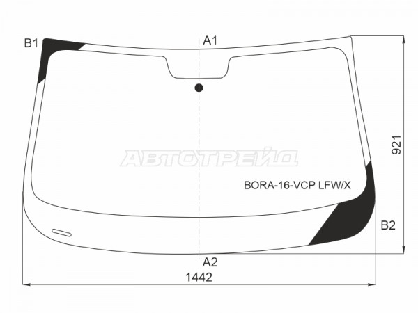 Стекло лобовое (4-е поколение) Volkswagen Bora 16-