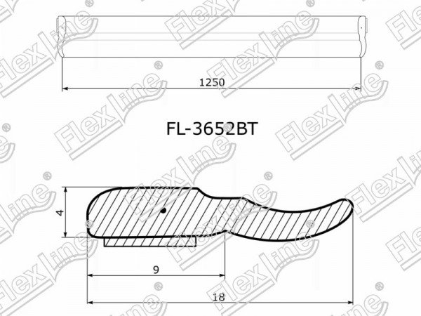 Молдинг лобового стекла HYUNDAI SANTA FE 12-18