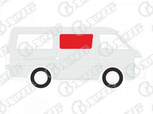 Стекло кузова  переднее правое цельное HYUNDAI H1-STAREX 97-07