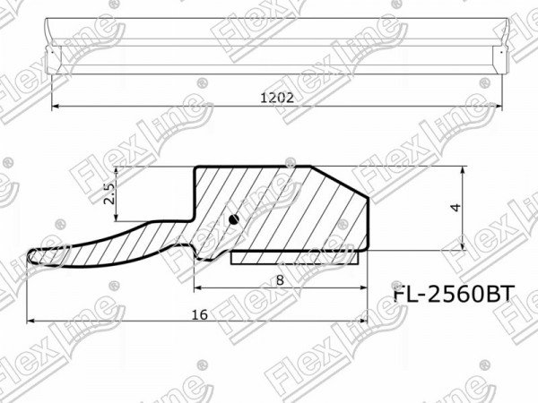 Молдинг лобового стекла HYUNDAI SONATA NF V 04-10