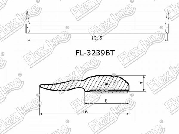 Молдинг лобового стекла HYUNDAI SONATA YF 10-14