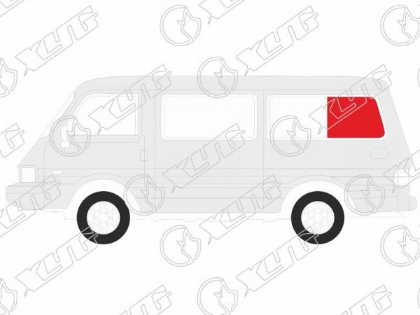 Стекло кузова среднее левое N2 KIA BESTA 94-97
