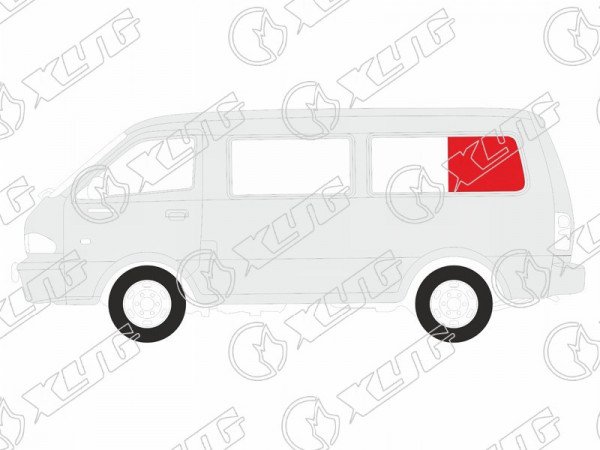 Стекло кузова среднее левое N4 KIA PREGIO VAN 96-03
